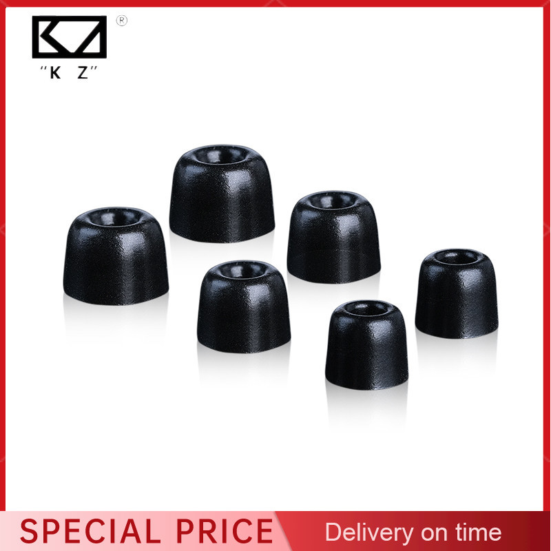 Earphone Foam Tip - KZ FT01 High-Endหน่วยความจําผ้าฝ้ายหูฟังปลั๊กอุดหูหูฟังIn Ear MonitorหูฟังแบบมีสายNoise Isolating