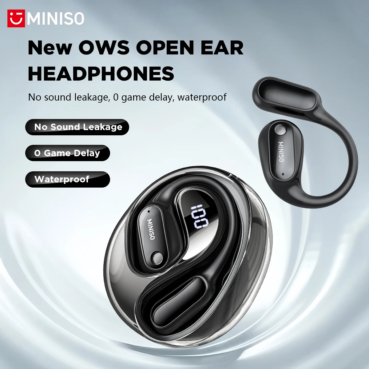 MINISO MS190 หูฟังแปลภาษาด้วยเ - Bluetooth Headset On Ear บทวิจารณ์และราคา